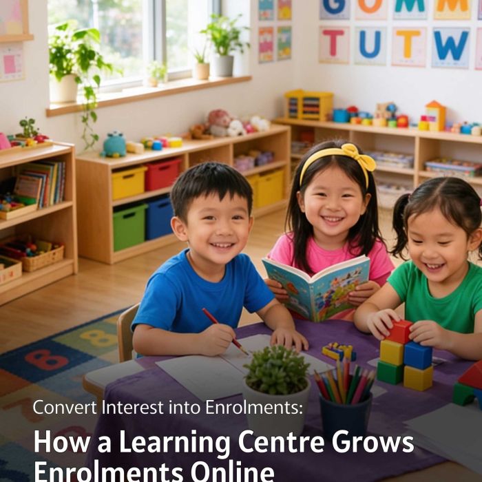 How a Learning Centre Grows Enrolments Online